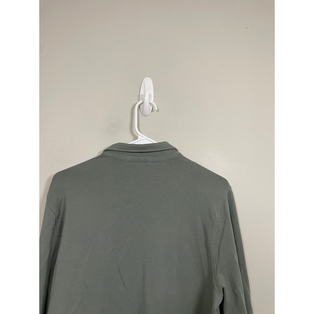 Vuori Men's Boulevard Shirt Jacket in Stormy Green Size Small Athleisure Casual - Picture 9 of 11